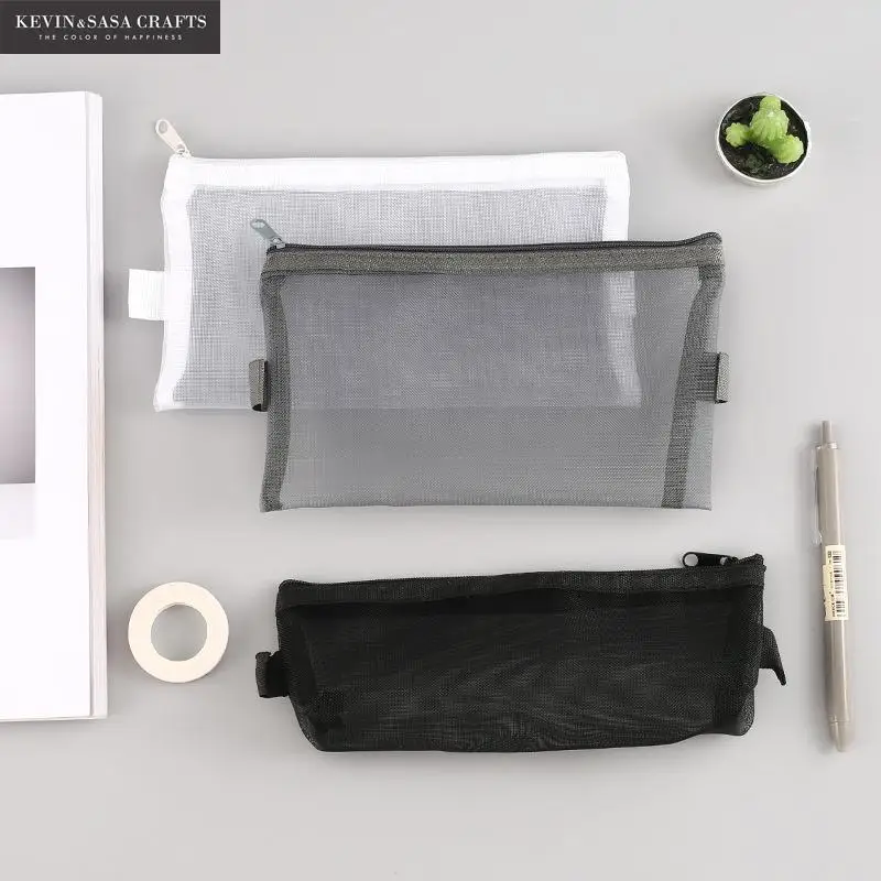 

White Pencil Case Quality School Supplies Bts Stationery Gift School Cute Pencil Box Pencilcase Pencil Bag School Tools