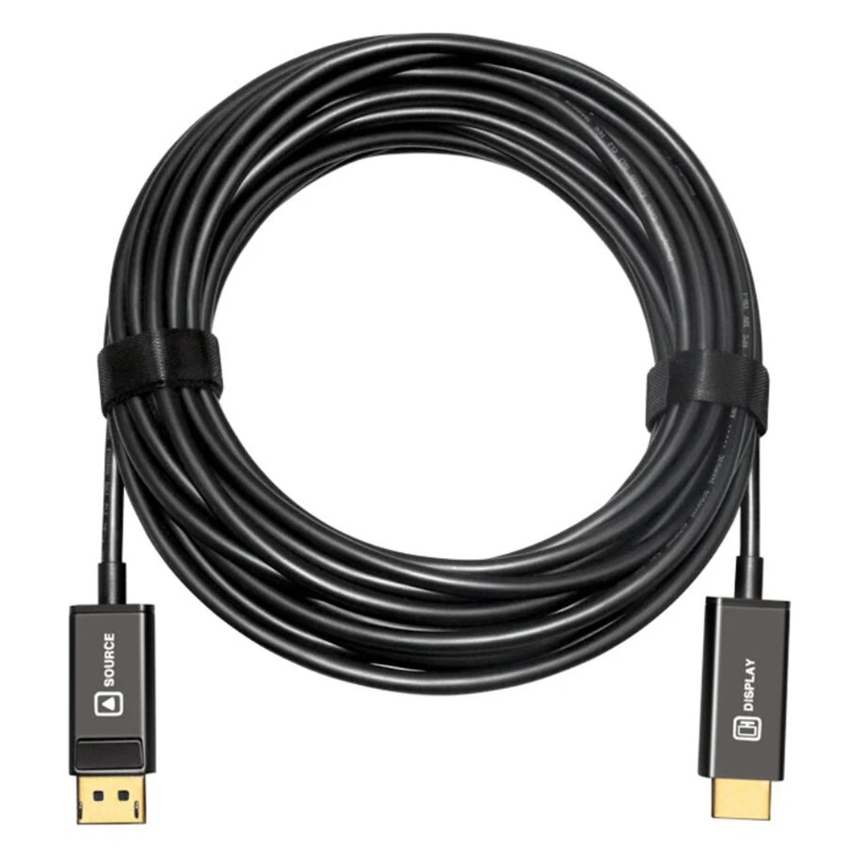 Порт дисплея/DP к HDMI волоконно-оптический кабель, поддержка 4 K/60Hz 4:4:4 HDMI2.0 Стандартный DP порт дисплея к HDMI Кабель-адаптер