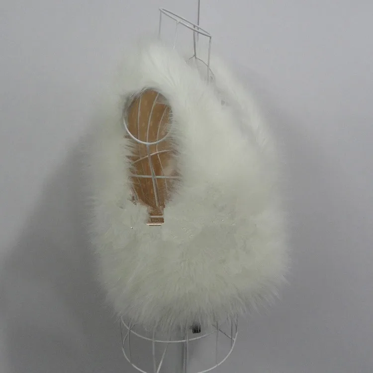 Pescoço Feminino Faux Fur Jaquetas Sem Mangas