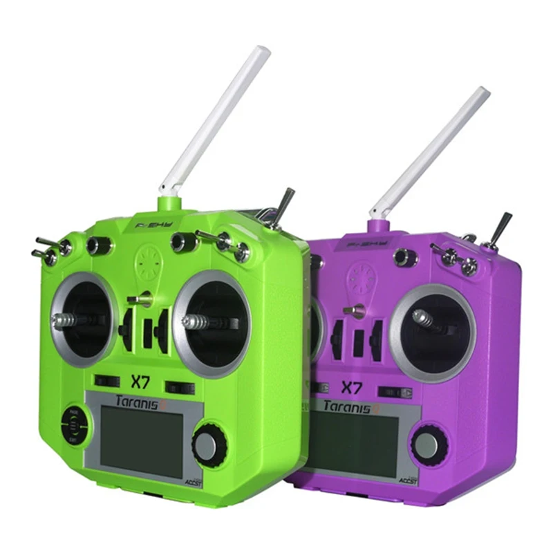 

New Hot FrSky ACCST Taranis Q X7 2.4GHz 16CH Transmitter Black White Blue Orange Green Purple Mode 1 Mode 2 For RC Multicopter
