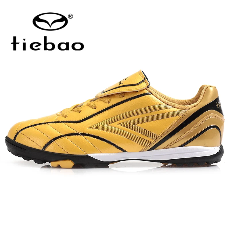 

TIEBAO Professional Men Women TF Turf Rubber Sole Outdoor Football Boots Adults Athletic Training Soccer Shoes botas de futbol