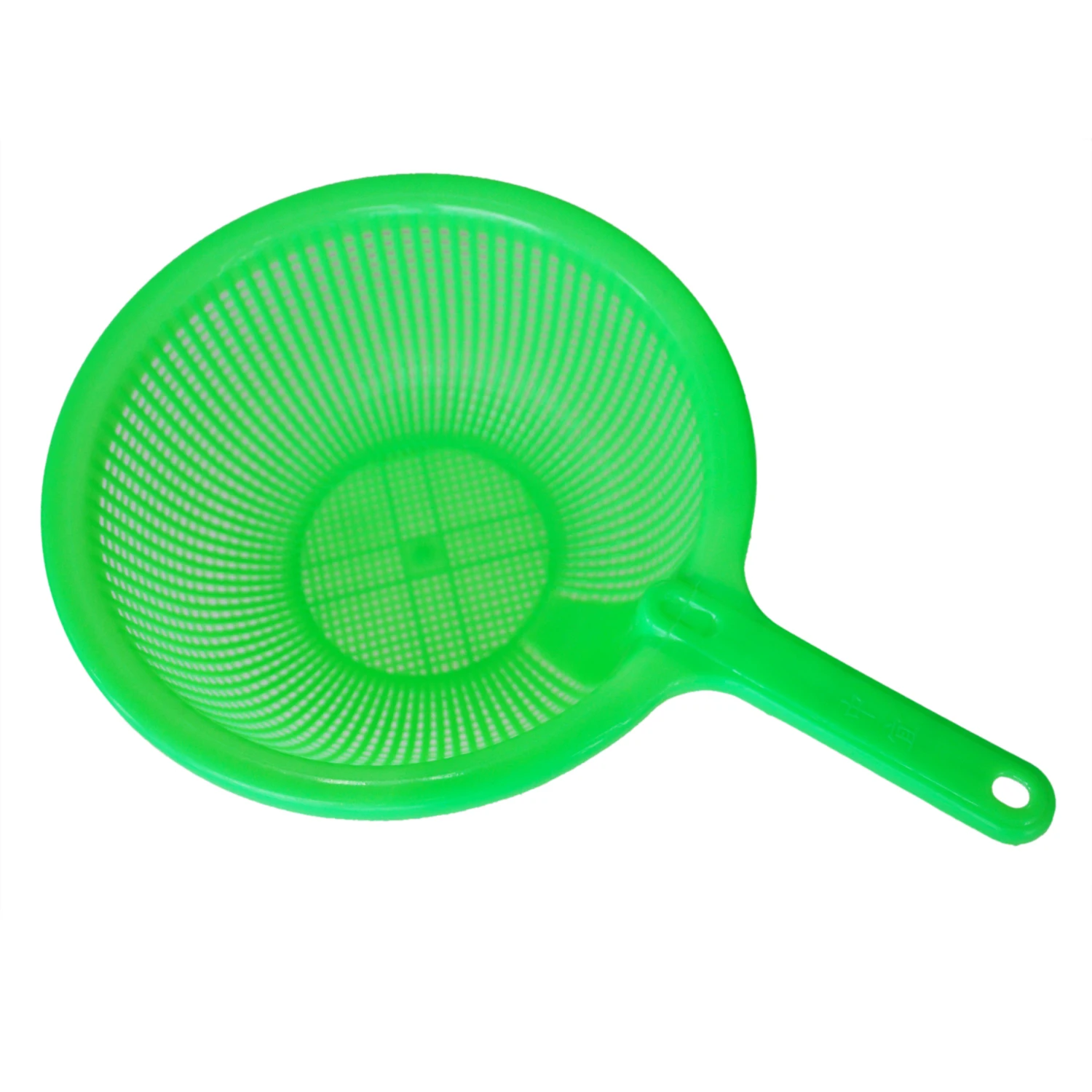 New Plastic Long Handle Rice Colander Strainer Filter Greenin