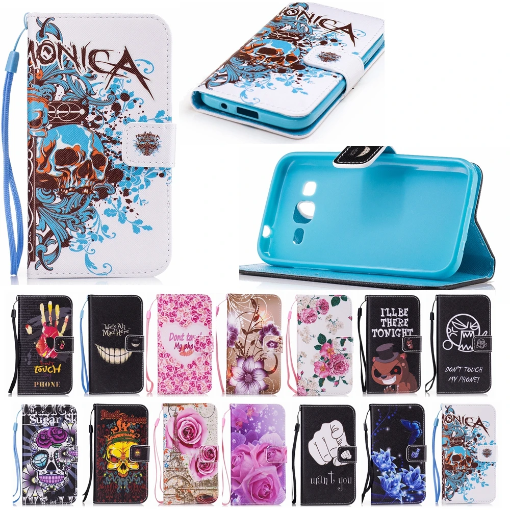 

Core Prime Case Colorful Wallet Leather Flip Cover Case For Samsung Galaxy Core Prime G360 G361F G361H G360F G360H Case Capa