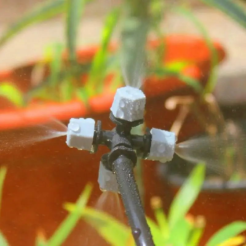 

1PC Garden Patio Home Misting Cooling System Micro Flow Dripper Spray Heads Nozzle Flow Dripper Drip Head Hose Drip Irrigation