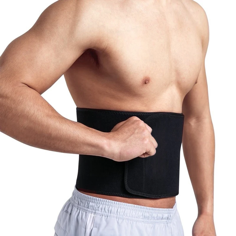 NINGMI Mens Slimming Waist Belt Trainer Hot Thermal Neoprene Body