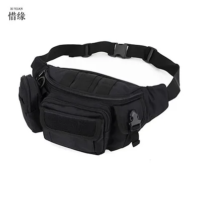 

XI YUAN BRAND men's multifunction Khaki travel bags funny chest pack men waist pack hiqh quality men BLACK waist bag BOY GIFTS