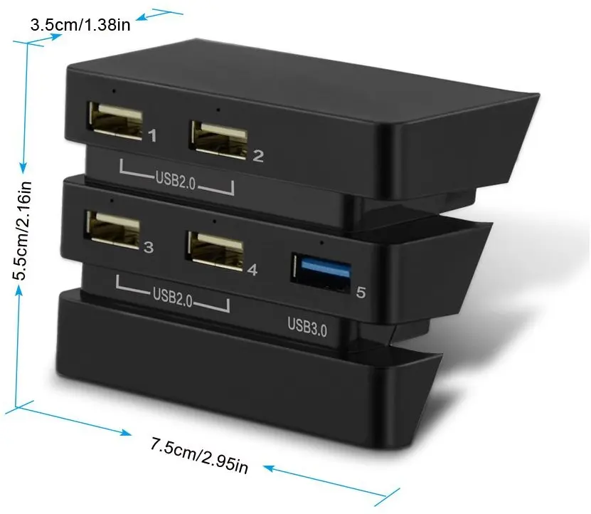 HAOBA для PS4 Pro аксессуары игровая станция 4 хост USB хаб 3 0 и 2 порт консоль удлинитель