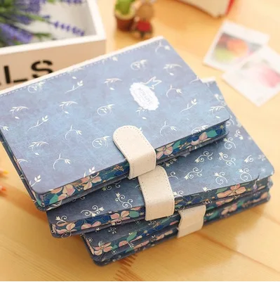 

Freeshipping 32K Creative Notebook Diary Book Art Retro Notebook Magnetic Buckle Book
