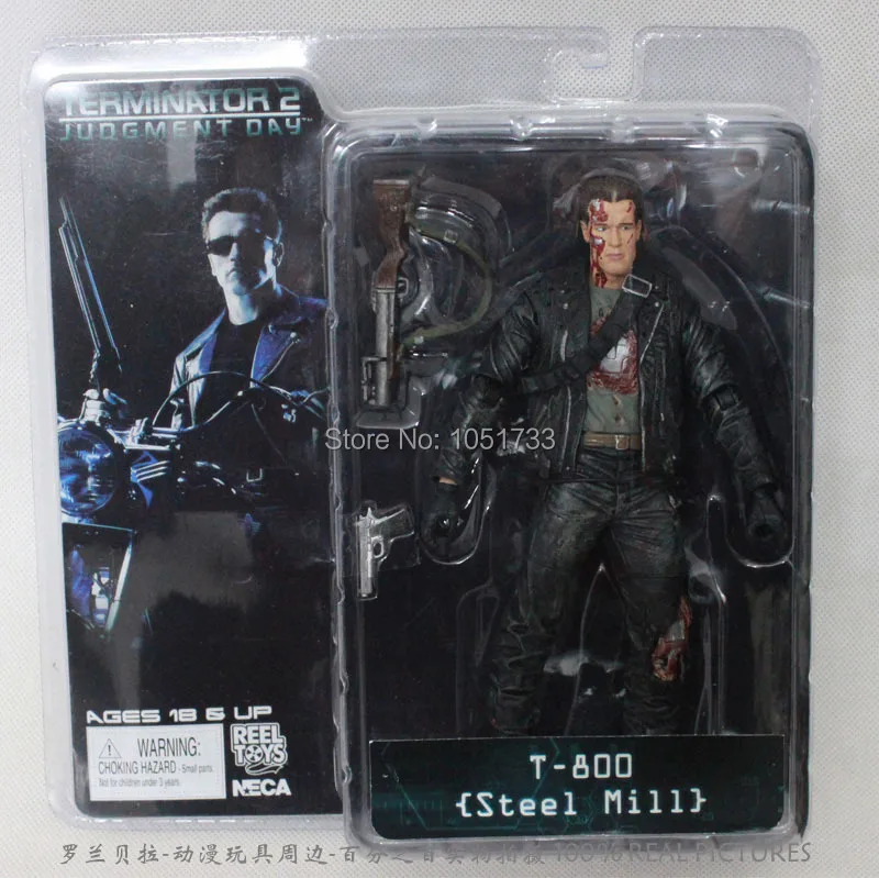 NECA Терминатор 2 фигурка T-800 эндоскелет Классическая фигурка игрушка " 18 см 7 стилей