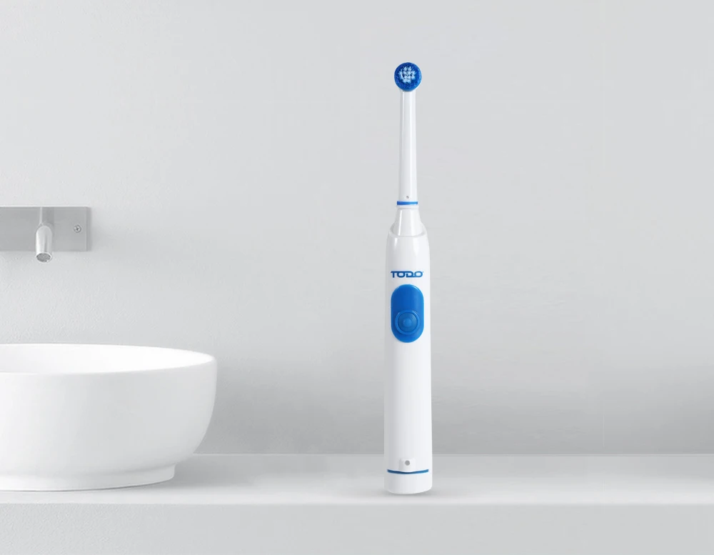 TODO TB - 902 Rechargeable Electric Toothbrush Dental Safeguards Oral Health Care Cleaning Tools with Replaceable Brush Head