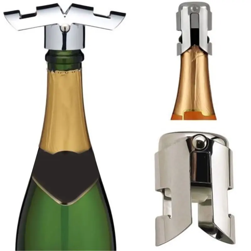 Free Shipping New Champagne Sparkling Wine Bottle Stopper Sealer Plug