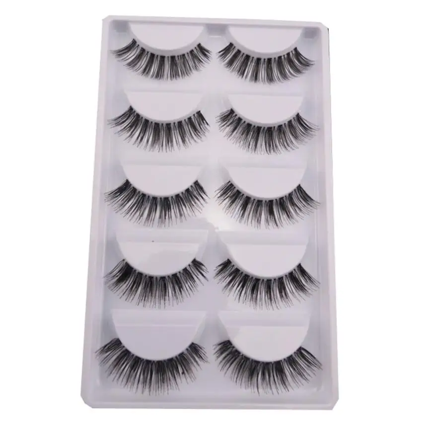 

5 Pair/Lot Crisscross False Eyelashes Lashes Voluminous HOT eye lashes Eye Makeup Tool 3JU19