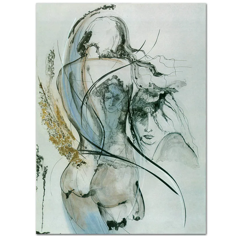 2pcs-Canvas-Oil-Painting-abstract-Sexy-Nude-Women-and-man-Pictures-Unframed-Ladies-Body-Photo-Bedroom (2)