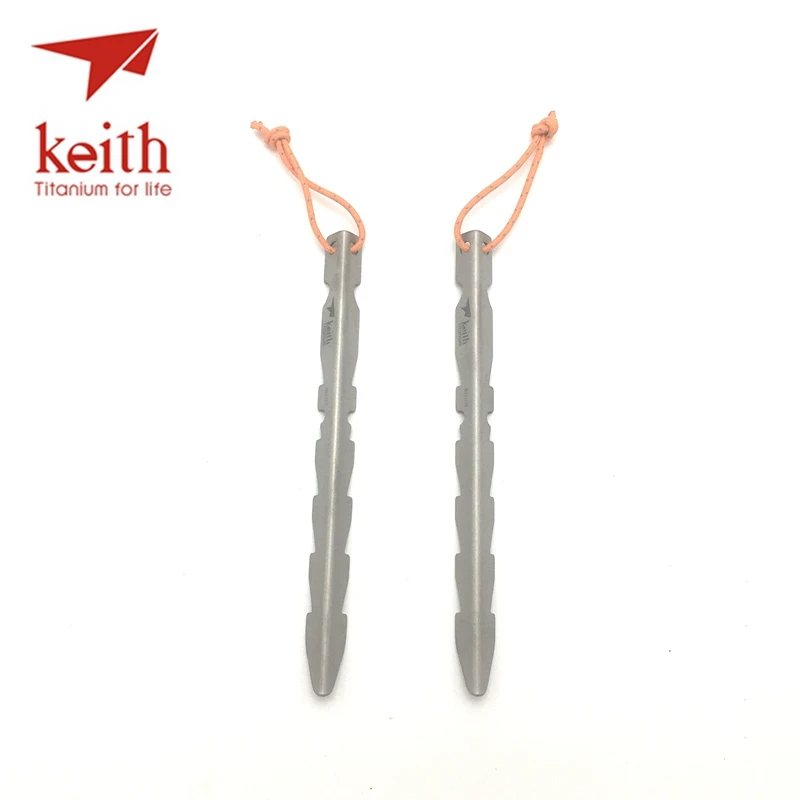 Aliexpress.com : Buy Keith Pure Titanium Tents Pegs 2Pcs