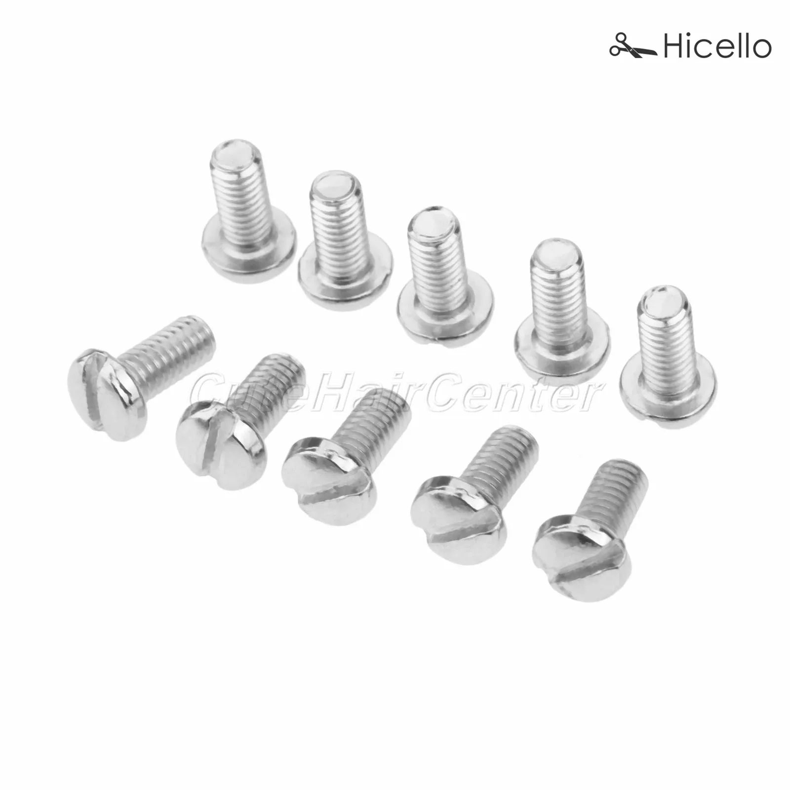 50PCS Sewing Machine Screws 10mm Flat Bed Needle Plate screws for