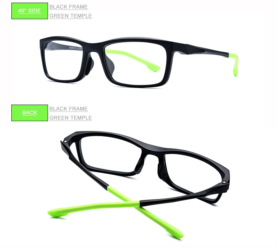 TR90 спортивные оптическая оправа для очков Мужская Квадратные очки Брендовая Дизайнерская обувь близорукость на открытом воздухе очки с диоптриями 7209