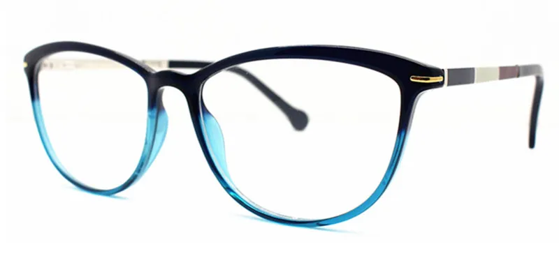 Новые TR90 рецепт женские очки рамка для женщин Кошачий глаз Металл модные брендовые Дизайнерские высокого качества очки Винтаж