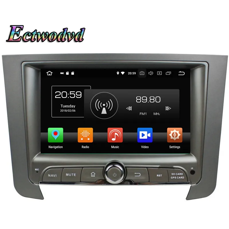 Ectwodvd Octa Core 4G Android 8.0/Quad 8.1 Car Multimedia DVD Player For SsangYong Rexton 2014 GPS Radio | Автомобили и мотоциклы