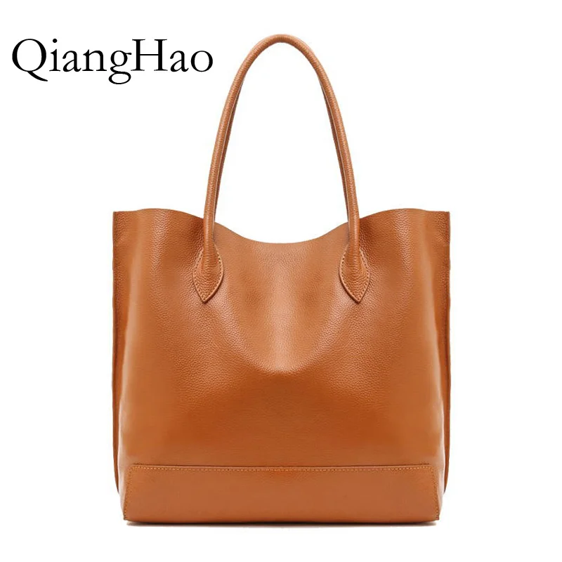 

Europe Style Shoulder Bag Retro Women Handbag High Capacity Simple Style Totes Daily Shopping Bag