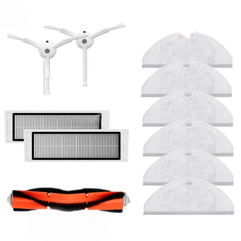 

Top Sale For Xiaomi Roborock Robot Vacuum Cleaner 2X Spare Parts Kits Mop Cloths Dry Wet Mopping Water Tank Filter Water Tank