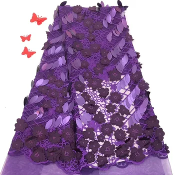 

High quality african blue color tulle lace fabric/2019 newest designs net lace fabric with rhinestones