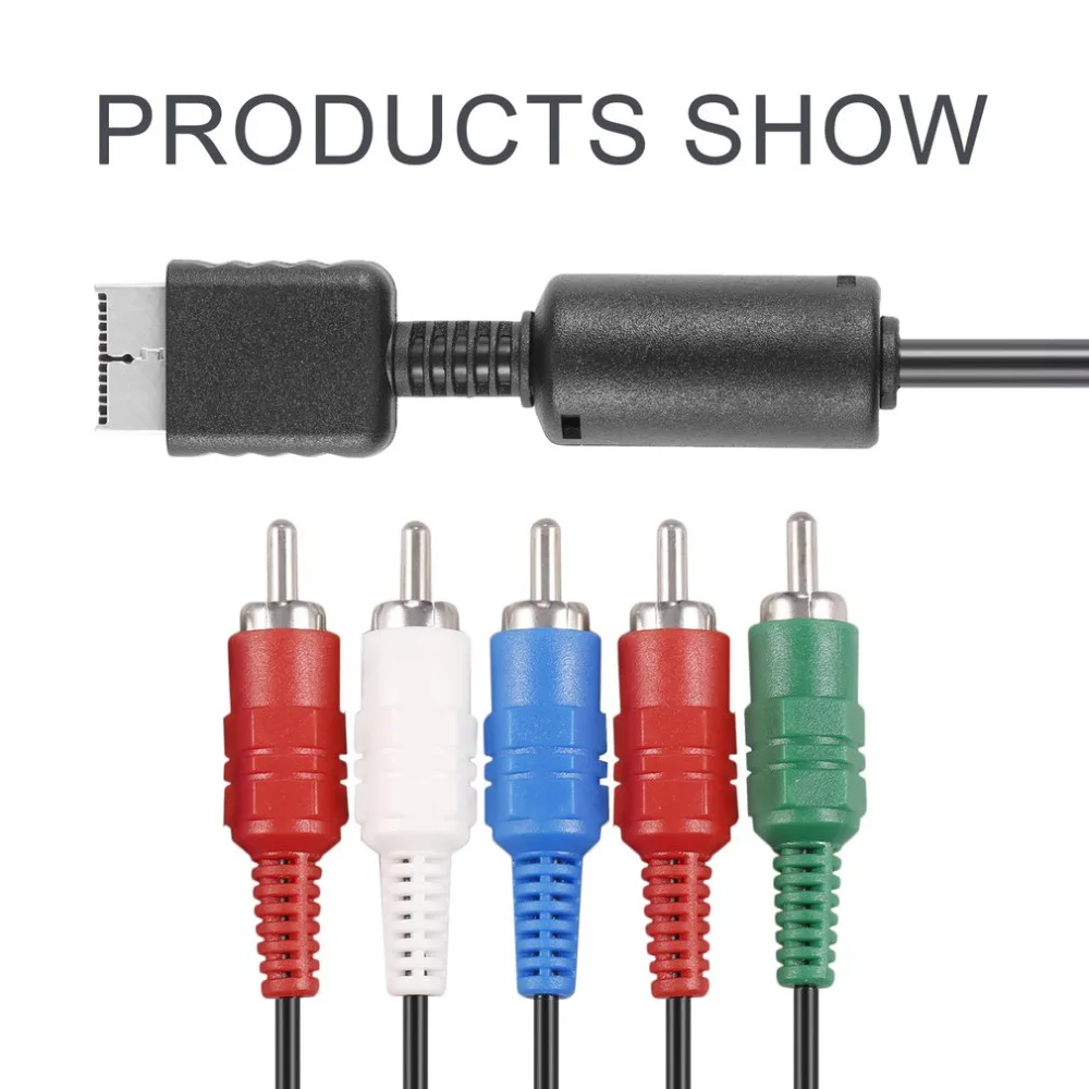 

1pcs NEW Arrival HD Component AV Video-Audio Cable Cord For PS2 PS3 Slim Component TV AV Video-Audio Cable Cord Free Shipping