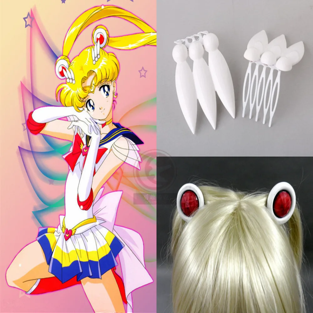 Sailor Moon Cosplay Usagi Tsukino Chibiusa Tsukino Usagi Cosplay Hiasan Kepala Klip Rambut Aksesoris Bulan Bintang Anting Anting Menjuntai Earrings Dangle Earrings Earringearrings S Aliexpress