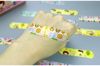

DHL 100Box 120pcs/Box Waterproof Wound Adhesive Bandages Cute Dustproof Breathable First Aid Medical Adhesive For Children Kids