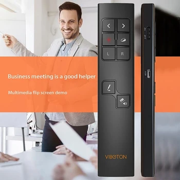 

Presentation Remote with Laser Pointer 2.4GHz Multimedia PowerPoint Presenter Handheld Pen ppt apresenta o apresentador ponteiro