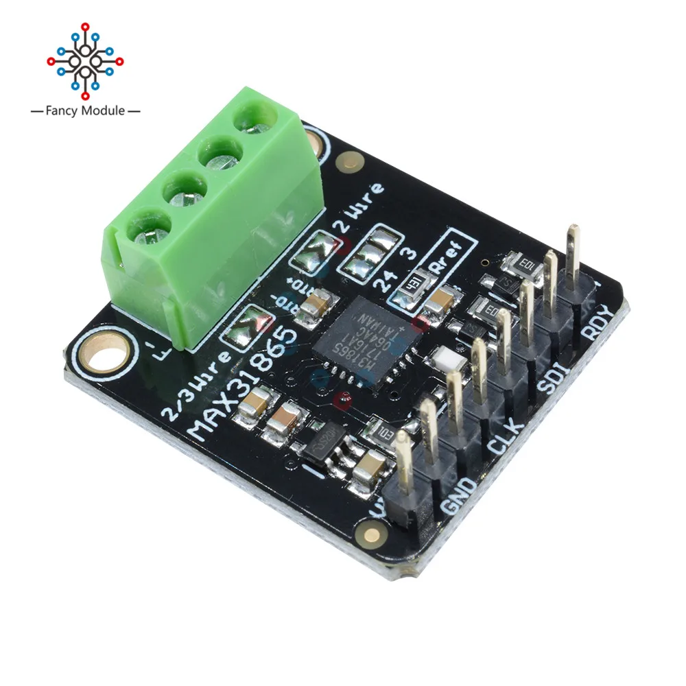 DC 3 5 V MAX31865 SPI PT100/PT1000 RTD to Digital плата преобразователя температуры термопары модуль