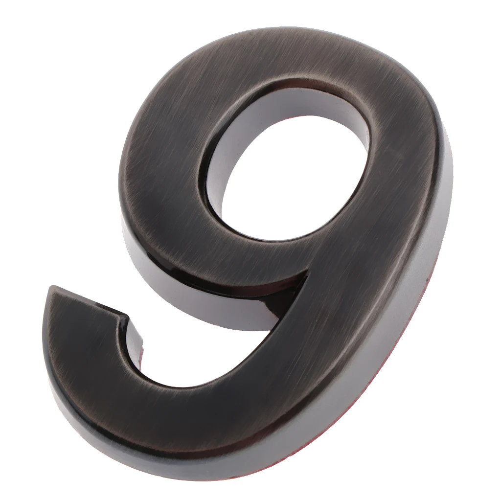 Self-adhesive House Address Digits Numbers Sign Stickers for Mailbox Apartment Hotel Door Address Number Sign