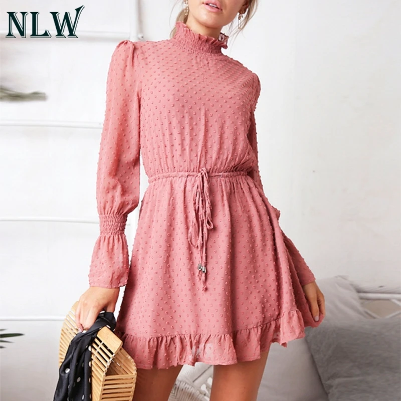 casual mini dress with sleeves