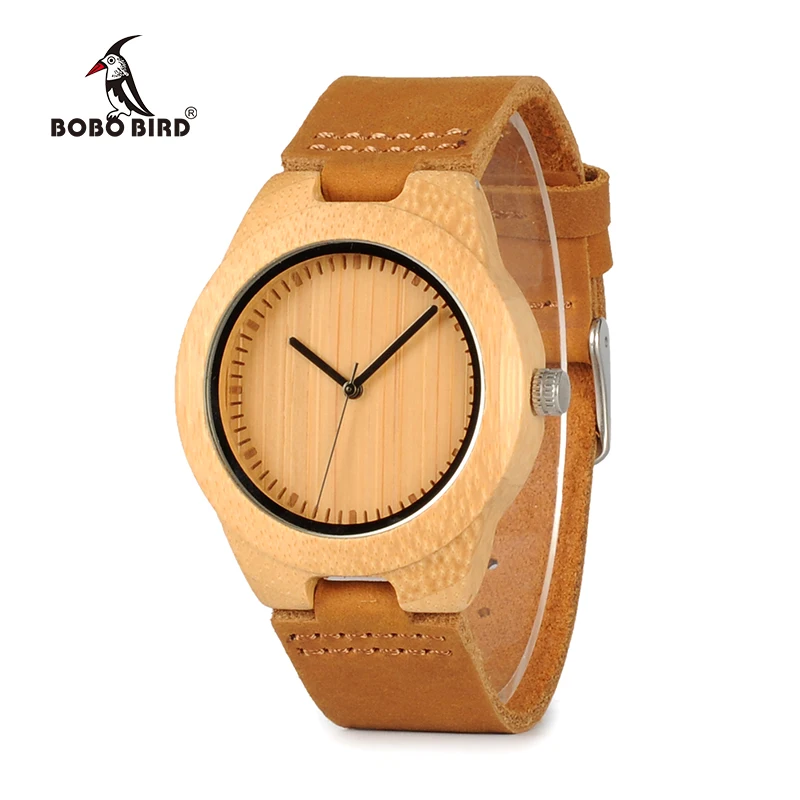 relogio masculino BOBO BIRD Bamboo Watches Men Women Luxury Brand Quartz Watch reloj mujer Accept Engraving Drop Shipping