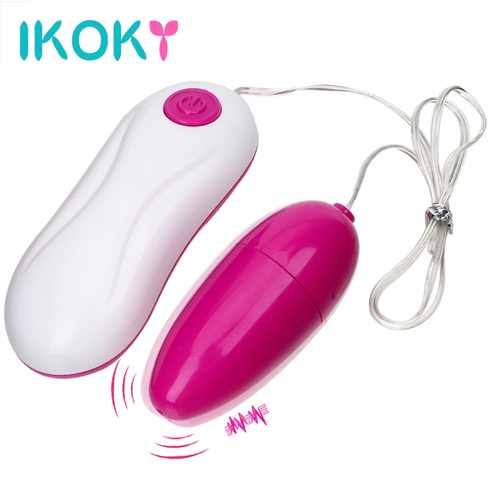 Вибратор IKOKY с 12 скоростями для яиц интимные игрушки женщин Стимулятор клитора