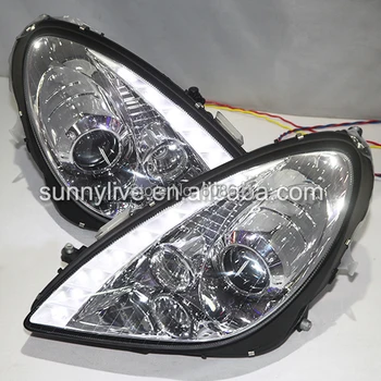 

For Mercedes-Benz SLK R171 SLK200 SLK350 SLK500 LED Head Light 2003-2008 Year Chrome Color DB