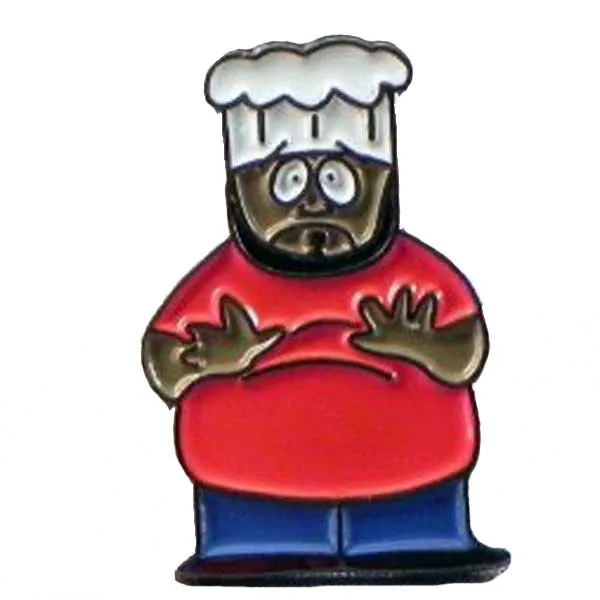 

Chef Metal Cartoon Pin Suit Lapel Pins Iron and Attach A Butterfly Button On The Backing Suitable for Promotions free shipping