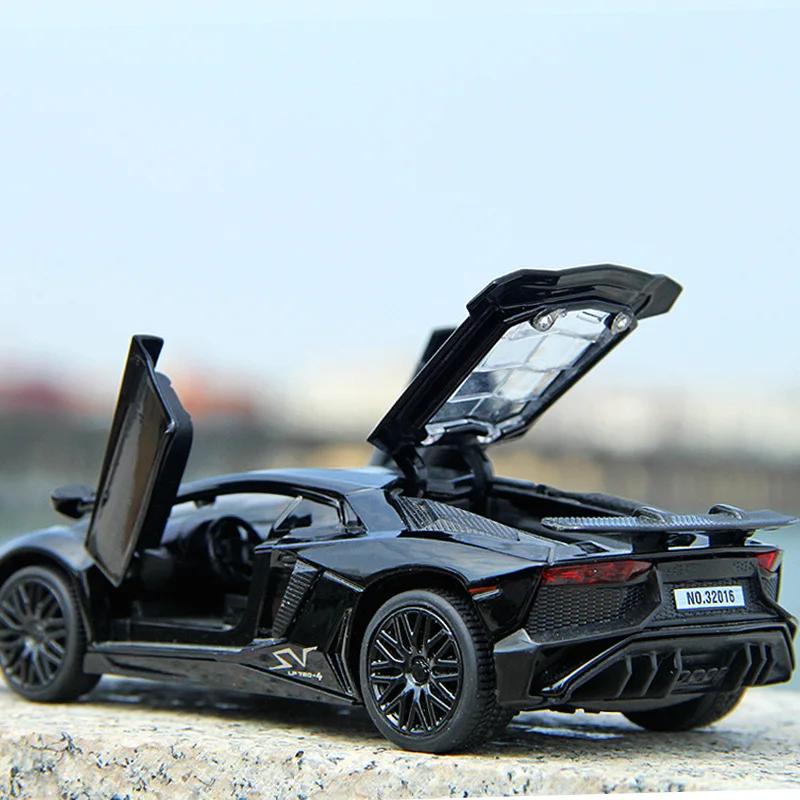 LP770 LP750 1:32 литая под давлением модель автомобиля звуковая лампа для игрушечная
