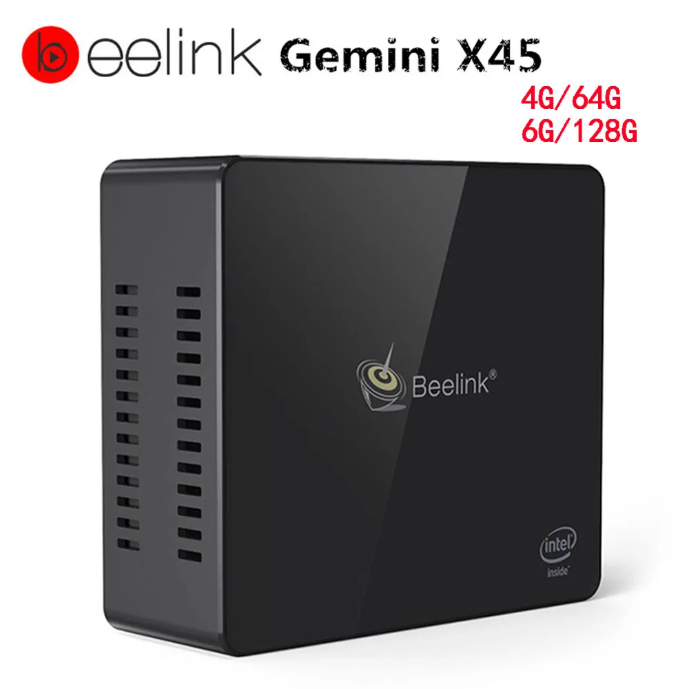

Beelink Gemini X45 Basic/Premium IntelGemini Lake J4105 Mini PC 1000Mbps WIFI Bluetooth 4.0 4G/64G 6G/128G HDMI 2.0 Windows 10