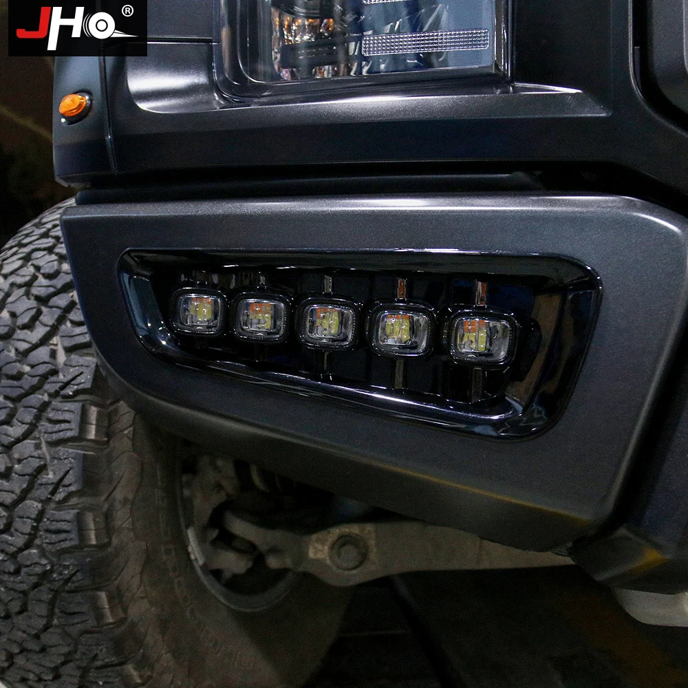 JHO LED DRL w/указатель поворота для 2017 2018 Ford F150 Raptor 2019 дневные ходовые огни комплект