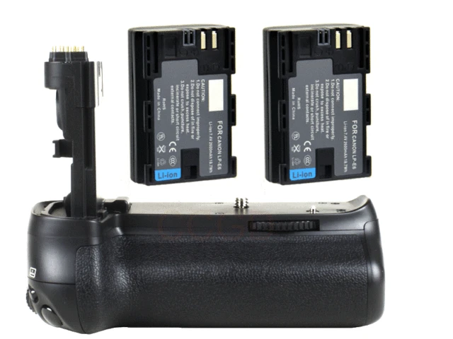 $US $52.98  JINTU Vertical Battery Grip Pack holder for Canon EOS 70D 80D +2pcs LP-E6 batteries kit DSLR Camera
