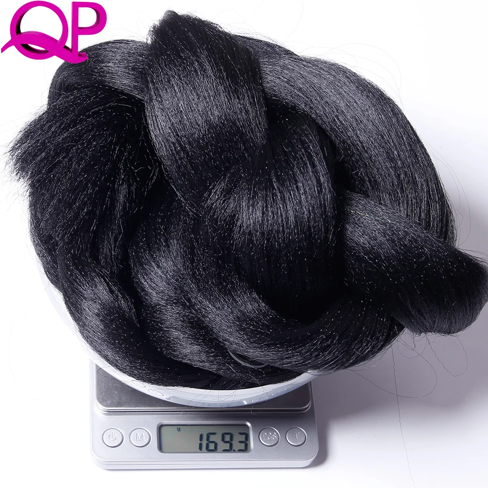 Qphair плетение волос оптом 82 дюймов 165 г большие синтетические косы волосы для наращивания волос 1 шт./лот