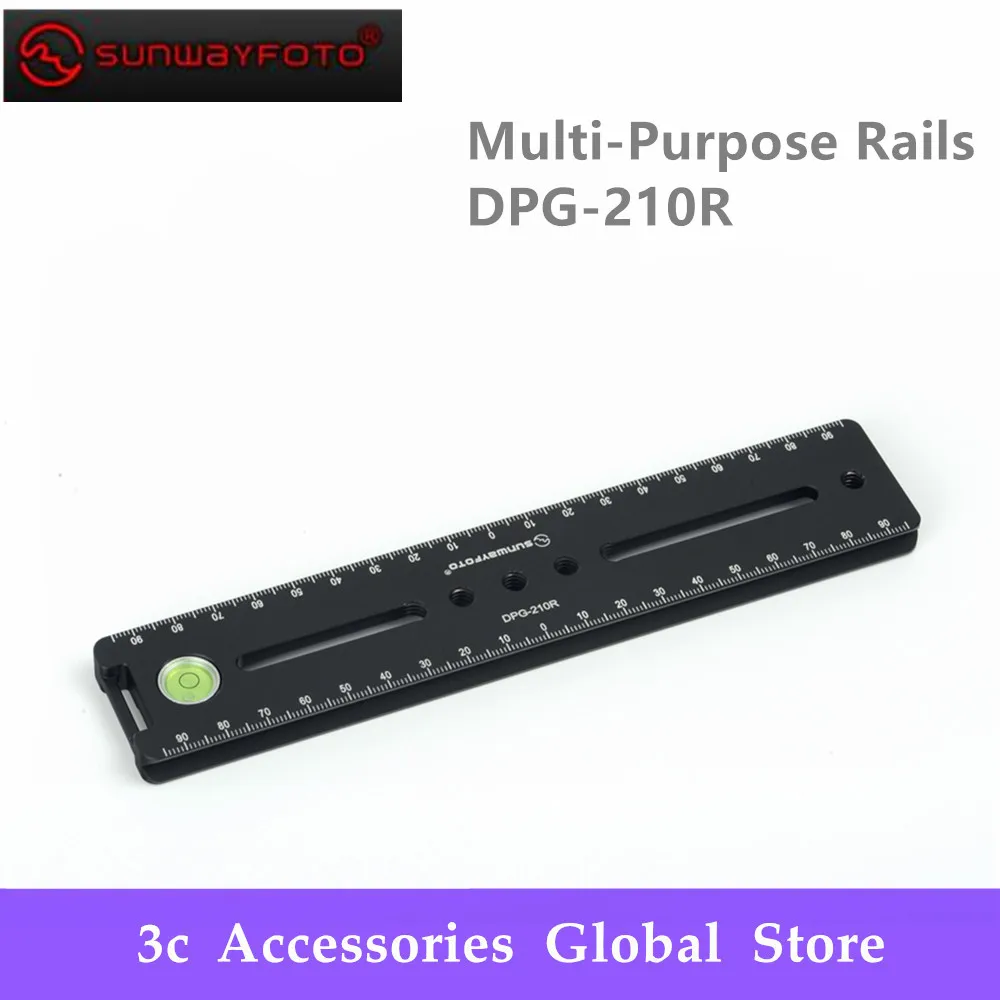 Многофункциональные рельсы SUNWAYFOTO DPG-210R головка штатива БЫСТРОРАЗЪЕМНАЯ пластина