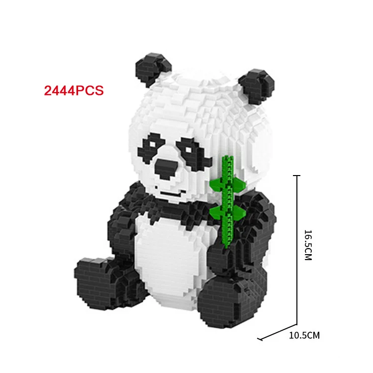 

Funny Lovely Animals Nanoblock Creator Panda Assemable Bricks Micro Diamond Building Block Model Toys for Kids Gifts