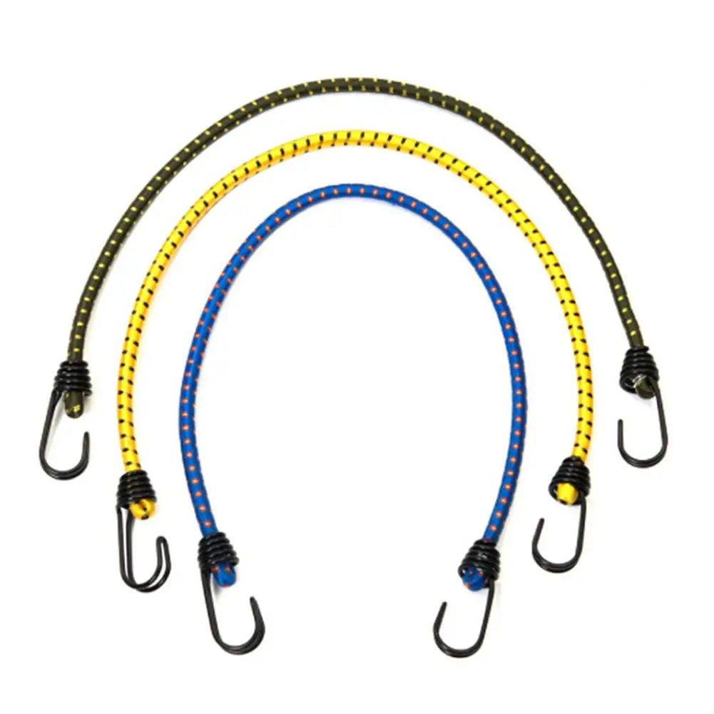 1Pc Outdoor Camping Tent Elastic Rope Buckle Thicker Clothesline