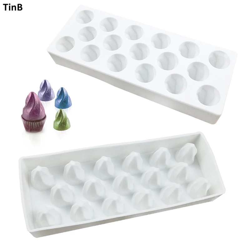 

17Hole Torch Shape 3D Silicone Cake Mold Cake Decorating Tools Silicone Baking Mousse Mold Baking Tools Bakeware Chocolate Pan
