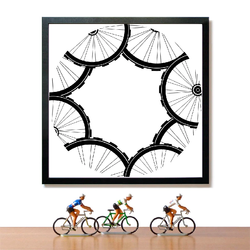 painting bicycle wheels