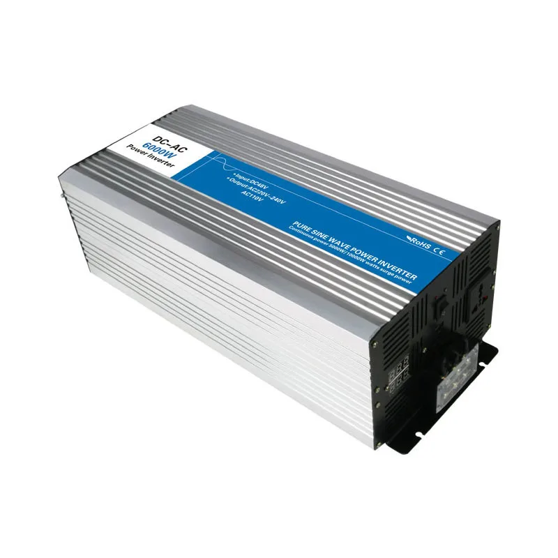 

DC 12V , DC 24V, DC 48V input AC 220V or AC110V output DC-AC 6000W PURE SINE WAVE POWER INVERTER electric inverter