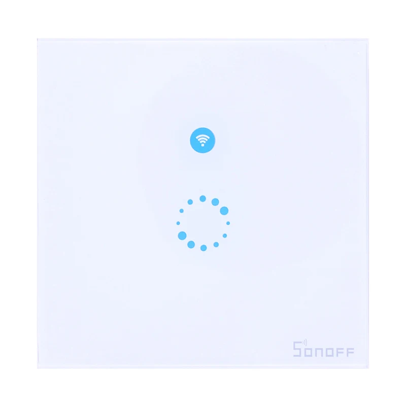 ITEAD Sonoff сенсорный настенный Wifi переключатель Роскошная стеклянная панель