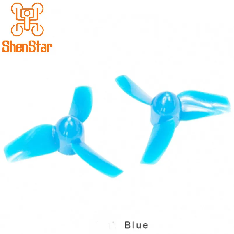 

10 Pairs 31mm 3- Blue Propeller CW CCW 1mm Hole For Indoor FPV Racing Drone Quadcopter Tiny6 Tiny 7 F23414