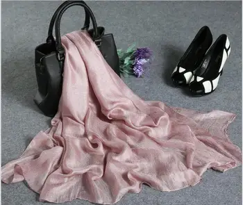 

SC7 High quality plain print silk women scarf scarves hijab wrap shawls big size 180*90cm can choose colors